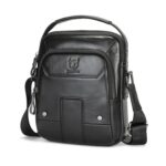 BULL CAPTAIN Vintage Men Genuine Leather Tablet Shoulder Bag