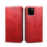 Suteni Calf Texture Horizontal Flip Leather Case with Holder & Card Slots & Wallet for iPhone 11(Red)
