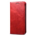 Suteni Calf Texture Horizontal Flip Leather Case with Holder & Card Slots & Wallet for iPhone 11(Red) - Image 2