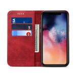 Suteni Calf Texture Horizontal Flip Leather Case with Holder & Card Slots & Wallet for iPhone 11(Red) - Image 6