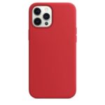 For iPhone 12 / 12 Pro Magnetic Liquid Silicone Full Coverage Shockproof Magsafe Case with Magsafe Charging Magnet(Red) - Image 2