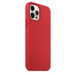 For iPhone 12 / 12 Pro Magnetic Liquid Silicone Full Coverage Shockproof Magsafe Case with Magsafe Charging Magnet(Red) - Image 3
