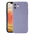 For iPhone 12 Pro Liquid Silicone Full Coverage Shockproof Magsafe Case(Grey)