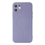 For iPhone 12 Pro Liquid Silicone Full Coverage Shockproof Magsafe Case(Grey) - Image 2