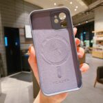 For iPhone 12 Pro Liquid Silicone Full Coverage Shockproof Magsafe Case(Black) - Image 4