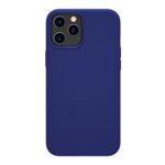 For iPhone 12 / 12 Pro WK WPC-005 iDeal Series Magnetic Liquid Silicone Full Coverage Shockproof Magsafe Case with Magsafe Charging Magnet(Blue)