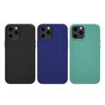 For iPhone 12 / 12 Pro WK WPC-005 iDeal Series Magnetic Liquid Silicone Full Coverage Shockproof Magsafe Case with Magsafe Charging Magnet(Blue) - Image 2