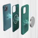 For iPhone 12 / 12 Pro WK WPC-005 iDeal Series Magnetic Liquid Silicone Full Coverage Shockproof Magsafe Case with Magsafe Charging Magnet(Blue) - Image 6