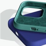 For iPhone 12 / 12 Pro WK WPC-005 iDeal Series Magnetic Liquid Silicone Full Coverage Shockproof Magsafe Case with Magsafe Charging Magnet(Blue) - Image 7