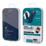 For iPhone 12 / 12 Pro WK WPC-005 iDeal Series Magnetic Liquid Silicone Full Coverage Shockproof Magsafe Case with Magsafe Charging Magnet(Blue) - Image 8