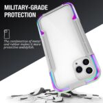 For iPhone 12 iPAKY Thunder Series Aluminum alloy Shockproof Protective Case(Rainbow) - Image 3