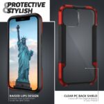 For iPhone 12 iPAKY Thunder Series Aluminum alloy Shockproof Protective Case(Red) - Image 7