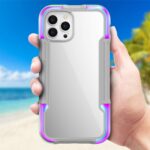 For iPhone 12 Pro iPAKY Thunder Series Aluminum alloy Shockproof Protective Case(Rainbow) - Image 9