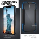 For iPhone 12 Pro Max iPAKY Thunder Series Aluminum alloy Shockproof Protective Case(Blue) - Image 7