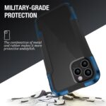 For iPhone 12 mini iPAKY Thunder Series Aluminum alloy Shockproof Protective Case (Blue) - Image 3