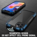 For iPhone 12 mini iPAKY Thunder Series Aluminum alloy Shockproof Protective Case (Blue) - Image 5