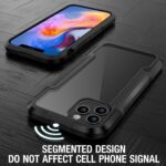 For iPhone 12 mini iPAKY Thunder Series Aluminum alloy Shockproof Protective Case (Black) - Image 5