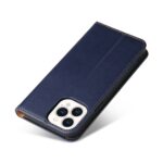 For iPhone 13 Pro Fierre Shann PU Leather Texture Horizontal Flip Leather Case with Holder & Card Slots & Wallet (Blue) - Image 6