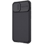 For iPhone 13 NILLKIN Black Mirror Pro Series Camshield Full Coverage Dust-proof Scratch Resistant Phone Case(Black) - Image 2