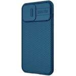 For iPhone 13 Pro Max NILLKIN Black Mirror Pro Series Camshield Full Coverage Dust-proof Scratch Resistant Phone Case (Blue) - Image 2