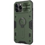 For iPhone 13 Pro Max NILLKIN Shockproof CamShield Armor Protective Case with Invisible Ring Holder (Green) - Image 2