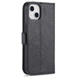 For iPhone 13 AZNS Sheepskin Texture Horizontal Flip Leather Case with Holder & Card Slots & Wallet(Black) - Image 3