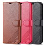 For iPhone 13 AZNS Sheepskin Texture Horizontal Flip Leather Case with Holder & Card Slots & Wallet(Black) - Image 7