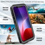 For iPhone 13 RedPepper Transparent Dot Shockproof Waterproof PC + TPU Protective Case(Black) - Image 7