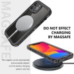For iPhone 13 Pro Max RedPepper Transparent Dot Shockproof Waterproof PC + TPU Protective Case (Black) - Image 5