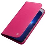 For iPhone 13 Pro QIALINO Business Horizontal Flip Leather Case with Holder & Card Slots & Wallet  (Rose Red) - Image 2