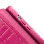 For iPhone 13 Pro QIALINO Business Horizontal Flip Leather Case with Holder & Card Slots & Wallet  (Rose Red) - Image 5