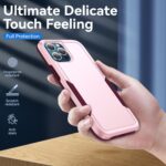 For iPhone 12 Pro Max Pioneer Armor Heavy Duty Shockproof Phone Case(Pink) - Image 2