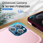 For iPhone 12 Pro Max Pioneer Armor Heavy Duty Shockproof Phone Case(Pink) - Image 3