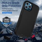 For iPhone 12 Pro Max Pioneer Armor Heavy Duty Shockproof Phone Case(Black) - Image 4