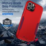For iPhone 12 Pro Max Pioneer Armor Heavy Duty Shockproof Phone Case(Red) - Image 4