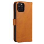 For iPhone 12 Pro Max Calf Texture Buckle Horizontal Flip Leather Case with Holder & Card Slots & Wallet(Khaki) - Image 3