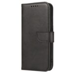 For iPhone 12 Pro Max Calf Texture Buckle Horizontal Flip Leather Case with Holder & Card Slots & Wallet(Black) - Image 2