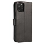 For iPhone 12 Pro Max Calf Texture Buckle Horizontal Flip Leather Case with Holder & Card Slots & Wallet(Black) - Image 3