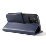 For iPhone 12 Pro Max Calf Texture Buckle Horizontal Flip Leather Case with Holder & Card Slots & Wallet(Blue) - Image 6