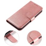 For iPhone 12 Pro Max Calf Texture Buckle Horizontal Flip Leather Case with Holder & Card Slots & Wallet(Rose Gold) - Image 7