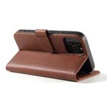 For iPhone 12 Pro Max Calf Texture Buckle Horizontal Flip Leather Case with Holder & Card Slots & Wallet(Brown) - Image 6