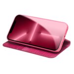 For iPhone 13 Pro Max QIALINO Small Crocodile Texture Horizontal Flip Leather Case with Holder & Card Slots & Wallet (Rose Red) - Image 4