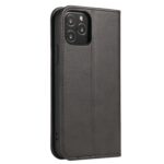 For iPhone 12 mini Calf Texture Magnetic Horizontal Flip Leather Case with Holder & Card Slots & Wallet (Black) - Image 3