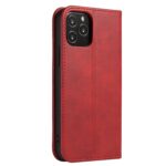 For iPhone 12 mini Calf Texture Magnetic Horizontal Flip Leather Case with Holder & Card Slots & Wallet (Red) - Image 3