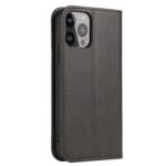 For iPhone 12 Pro Max Calf Texture Magnetic Horizontal Flip Leather Case with Holder & Card Slots & Wallet(Black) - Image 3