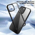 For iPhone 13 Pro iPAKY Bright Color Series TPU + PC Shockproof Protective Case (Black) - Image 3