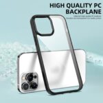 For iPhone 13 Pro iPAKY Bright Color Series TPU + PC Shockproof Protective Case (Black) - Image 5