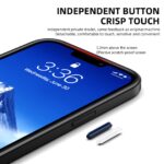 For iPhone 13 Pro Max iPAKY Magic Shadow Series TPU + PC Shockproof Protective Case (Black) - Image 7