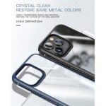 For iPhone 13 Pro Max iPAKY MG Series Transparent TPU + PC Airbag Shockproof Case (Red) - Image 5