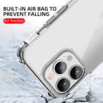 For iPhone 13 Pro Max iPAKY Crystal Clear Series Transparent Shockproof TPU + PC Protective Case - Image 7